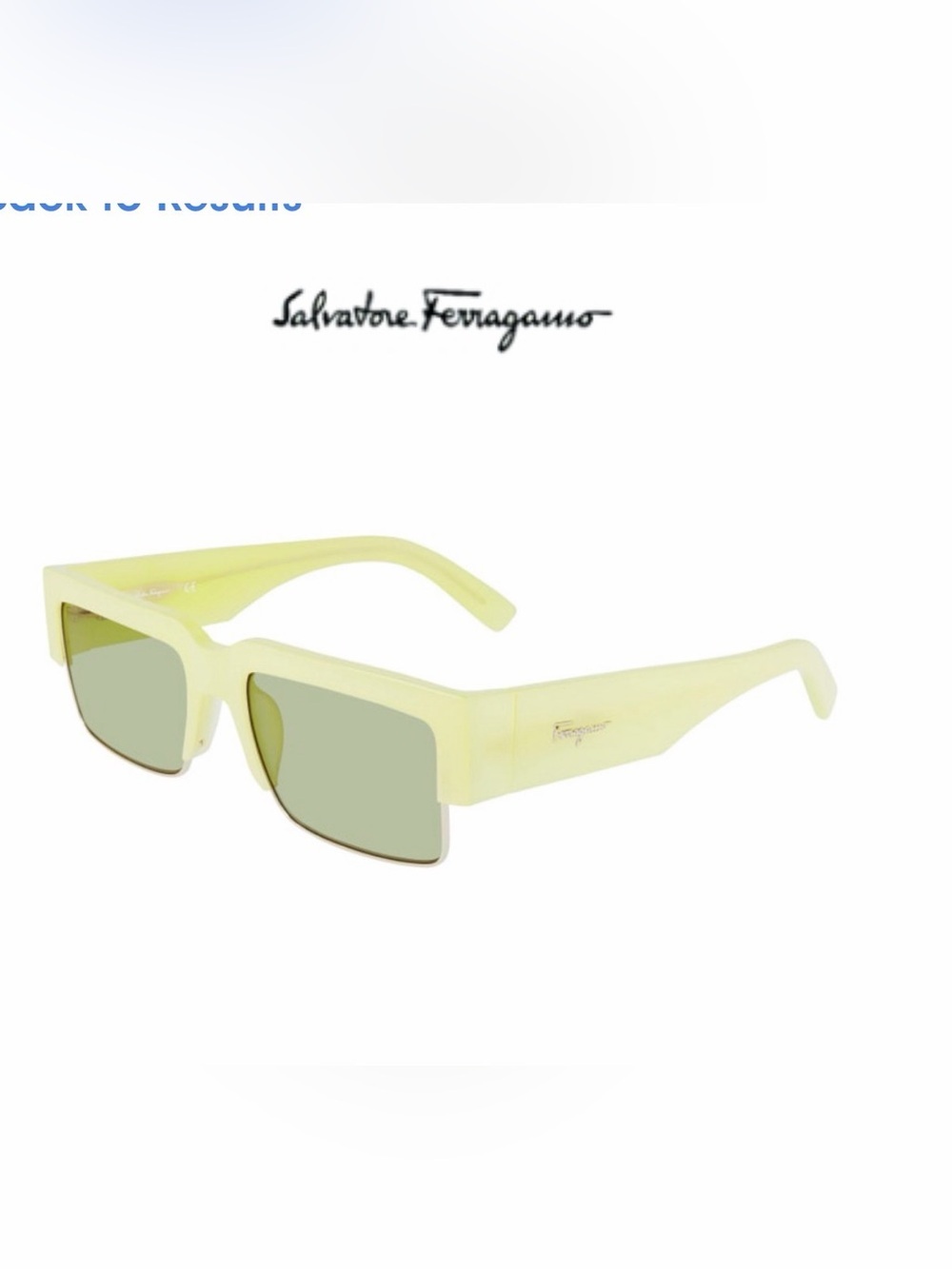 Salvatore Ferragamo SF276S Lime Sunglasses, LUXURY